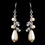 Elegance by Carbonneau E-8351-Ivory Earring 8351 Ivory