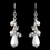 Elegance by Carbonneau E-8351-White Earring 8351 White
