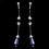 Elegance by Carbonneau E-8357-Blue Earring 8357 Blue