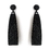 Elegance by Carbonneau E-8562-Black Black Bell Shaped Dangle Earring Set 8562