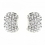 Elegance by Carbonneau E-8927-AS-Clear Antique Silver Clear CZ Crystal Earrings 8927
