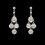 Elegance by Carbonneau E-940_Gold_Clear Dazzling Gold Clear Chandelier Earrings E 940