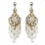 Elegance by Carbonneau E-9685-G-Clear Swarovski Crystal & Rhinestone Chandelier Earrings E 9685 (Silver or Gold)