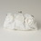 Elegance by Carbonneau EB-313-White White Satin Flower Evening Bag 313