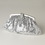 Elegance by Carbonneau EB-321-Silver Silver Sequin & Rhinestone Evening Bag 321