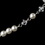 Elegance by Carbonneau Extender-7-S-WH Silver White Pearl & Swarovski Crystal Bead Jewelry Extender 7