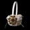 Elegance by Carbonneau FB-17-Brooch-8779-G-Topaz Flower Girl Basket 17 with Gold Topaz Crystal & Rhinestone Floral Brooch 8779