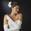 Elegance by Carbonneau GL-1237V-16 Fingerless Matte Satin Bridal Glove GL 1237 V 16