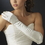 Elegance by Carbonneau GL-217-12A Ring Finger Bridal Glove GL217-12A