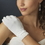 Elegance by Carbonneau GL-80038-2W Formal or Bridal Gloves Style GL80038-2W