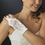 Elegance by Carbonneau GL-9134-2W Satin Fingerless Wrist Length Bridal Gloves GL 9134 2 W