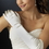 Elegance by Carbonneau GL-SA Satin Above Elbow Bridal Gloves GLSA