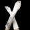 Elegance by Carbonneau Glove-Satin-121-Diamond-White Satin Bridal Bridesmaid Gloves - Diamond White