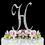 Elegance by Carbonneau H-Completely-Covered Completely Covered ~ Swarovski Crystal Wedding Cake Topper ~ Letter H