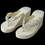 Elegance by Carbonneau High-Wedge-Clip-1932 Floral Vine High Wedge Flip Flops with Crystal Accents