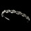 Elegance by Carbonneau HP-11453 Headpiece 11453 Silver Clear Floral Vine Band