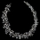 Elegance by Carbonneau HP-1214-RD-FW Rhodium Freshwater Pearl & Swarovski Crystal Bead Vine Headband HP 1214