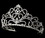 Elegance by Carbonneau HP-1620-S Royal Rhinestone Tiara HP 1620