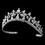 Elegance by Carbonneau HP-167 Royal Rhinestone Crown Tiara in Radiant Silver 167
