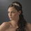 Elegance by Carbonneau HP-3040-S-Ivory Silver and Pearl Side Accented Headband HP 3040