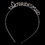 Elegance by Carbonneau HP-361-S-CL Silver Clear Rhinestone "Bridesmaid" Tiara Headband 361