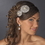 Elegance by Carbonneau HP-4027-B-Ivory Silver Clear Pearl on Black Headband Headpiece 4027