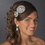 Elegance by Carbonneau HP-4027-B-Ivory Silver Clear Pearl on Black Headband Headpiece 4027