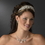 Elegance by Carbonneau HP-4706-S-Clear Crystal and Rhinestone Floral Bridal Tiara HP 4706 Silver