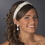 Elegance by Carbonneau HP-608 Feather & Pearl Bridal Headband HP 608 (White or Ivory)