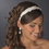 Elegance by Carbonneau HP-612 Feather & Rhinestone Accented Bridal Headband HP 612 (White or Ivory)