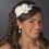 Elegance by Carbonneau HP-616 Rhinestone & Flower Accented Side Bridal Headband HP 616