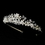 Elegance by Carbonneau HP-6270-S-White Crystal and Pearl Bridal Tiara HP 6270