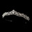 Elegance by Carbonneau HP-634-Silver-Clear Silver Clear Rhinestone Bridal Headpiece Tiara 634