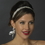 Elegance by Carbonneau HP-6474 Crystal & Pearl Bridal White Ribbon Headband Headpiece 6474