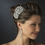 Elegance by Carbonneau HP-6547-S-Clear Silver Clear Headpiece 6547