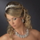 Elegance by Carbonneau hp-660-silver Freshwater Pearl & Crystal Tiara Headpiece 660