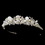 Elegance by Carbonneau hp-660-silver Freshwater Pearl & Crystal Tiara Headpiece 660