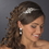 Elegance by Carbonneau HP-6727-S-Clear Silver Clear Headpiece 6727