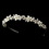 Elegance by Carbonneau HP-7352 Pearl & Crystal Champagne Bridal Headband Tiara HP 7352