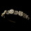 Elegance by Carbonneau HP-7844- Swarovski Crystal & Freshwater Pearl Bridal Headband HP 7844