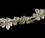Elegance by Carbonneau HP-8017 Delightful White or Ivory Flower & Pearl Greek Stefana Wedding Crowns 8017