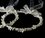 Elegance by Carbonneau HP-8017 Delightful White or Ivory Flower & Pearl Greek Stefana Wedding Crowns 8017