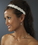 Elegance by Carbonneau HP-8204 Ribbon Style Bridal Headband HP 8204 White or Ivory