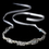 Elegance by Carbonneau HP-8209-Ivory Ribbon Bridal Headband HP 8209 Ivory