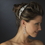 Elegance by Carbonneau HP-8253-S-Clear Silver Plated Bridal Headband HP 8253