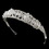 Elegance by Carbonneau HP-8273 Swarovski Silver Bridal Headband HP 8273