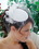 Elegance by Carbonneau Comb-8306 Vintage Bridal Hat with Bird Cage Veil Comb 8306