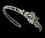 Elegance by Carbonneau HP-8336-S-Ivory Elegant Silver Rhinestone & Natural Pearl Side Accented Bridal Headband - HP 8336