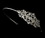 Elegance by Carbonneau HP-8339-S-Clear Silver Bridal Headband with Exquisite Rhinestone Vintage Side Accent - HP 8339