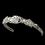 Elegance by Carbonneau HP-8353-Silver Silver Rhinestone Couture Sensation Bridal Headband - HP 8353